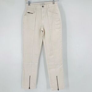 Joie High Waisted Canvas Skinny Pants Size 25
